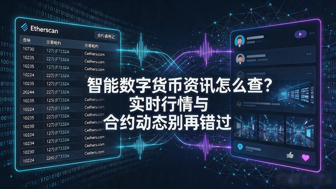 智能数字货币资讯怎么查？实时行情与合约动态别再错过