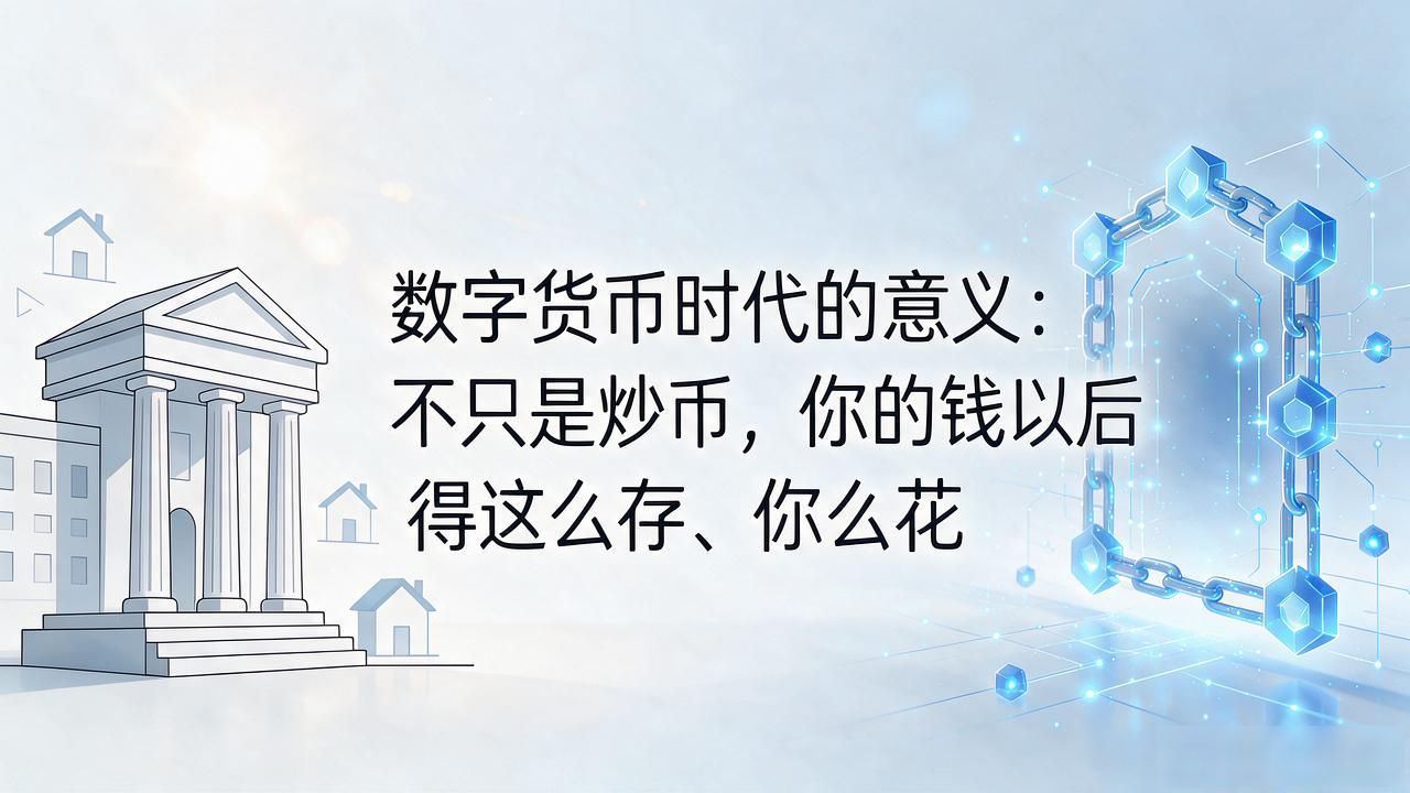 数字货币时代的意义：不只是炒币，你的钱以后得这么存、这么花