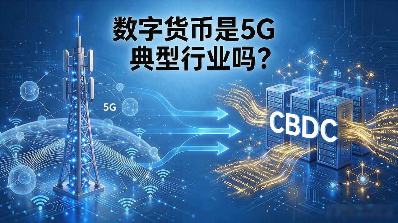 数字货币是5G典型行业吗？搞明白这几点就不糊涂了