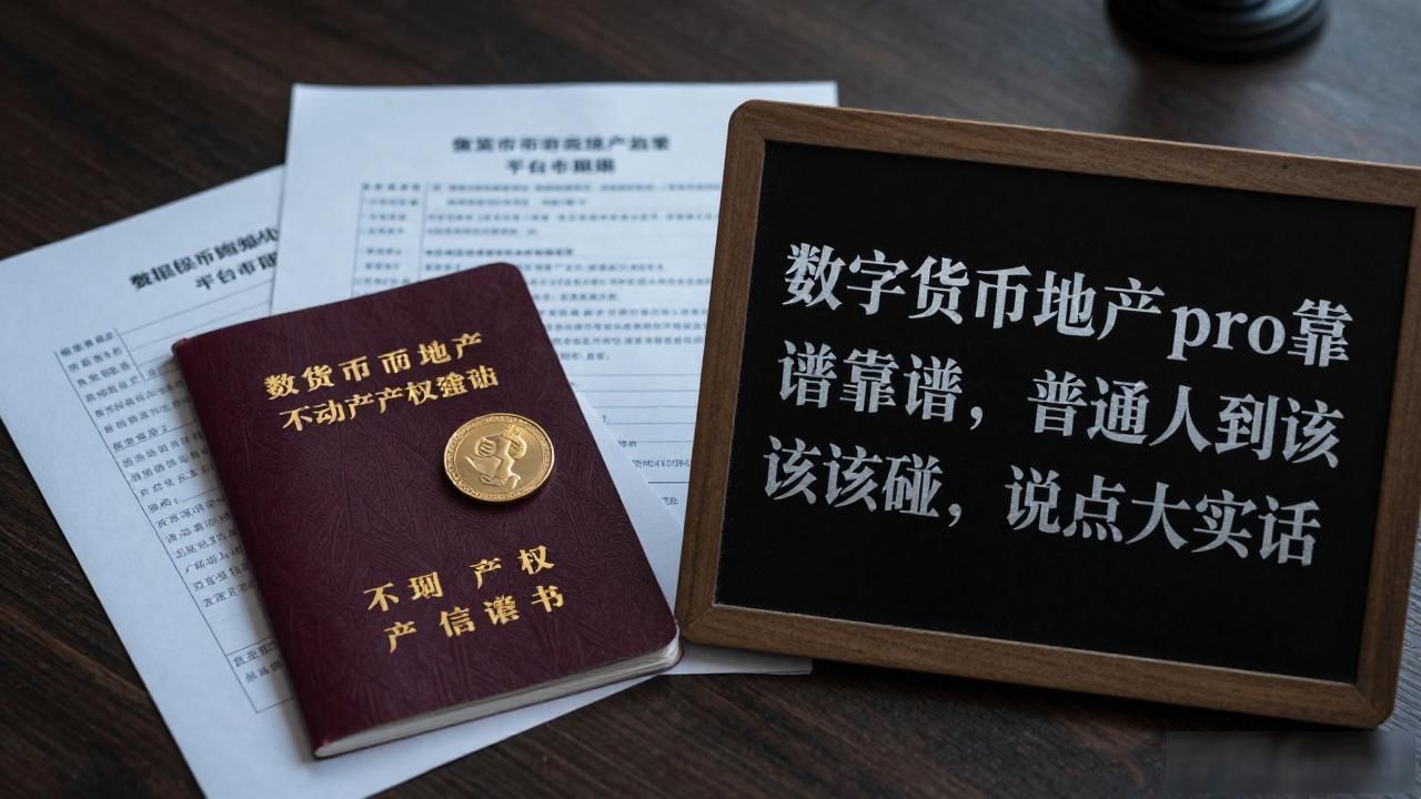 数字货币房地产pro靠谱不靠谱，普通人到底该不该碰，说点大实话