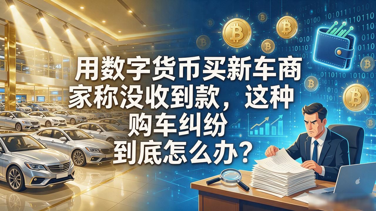 用数字货币买新车商家称没收到款，这种购车纠纷到底怎么办