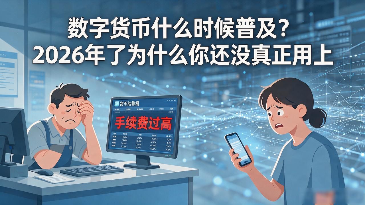 数字货币什么时候普及？2026年了为什么你还没真正用上
