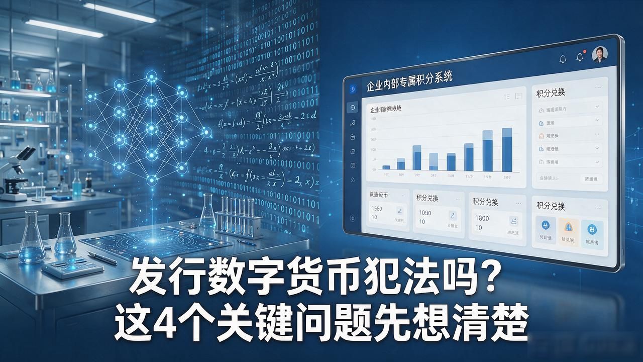 发行数字货币犯法吗？这4个关键问题先想清楚