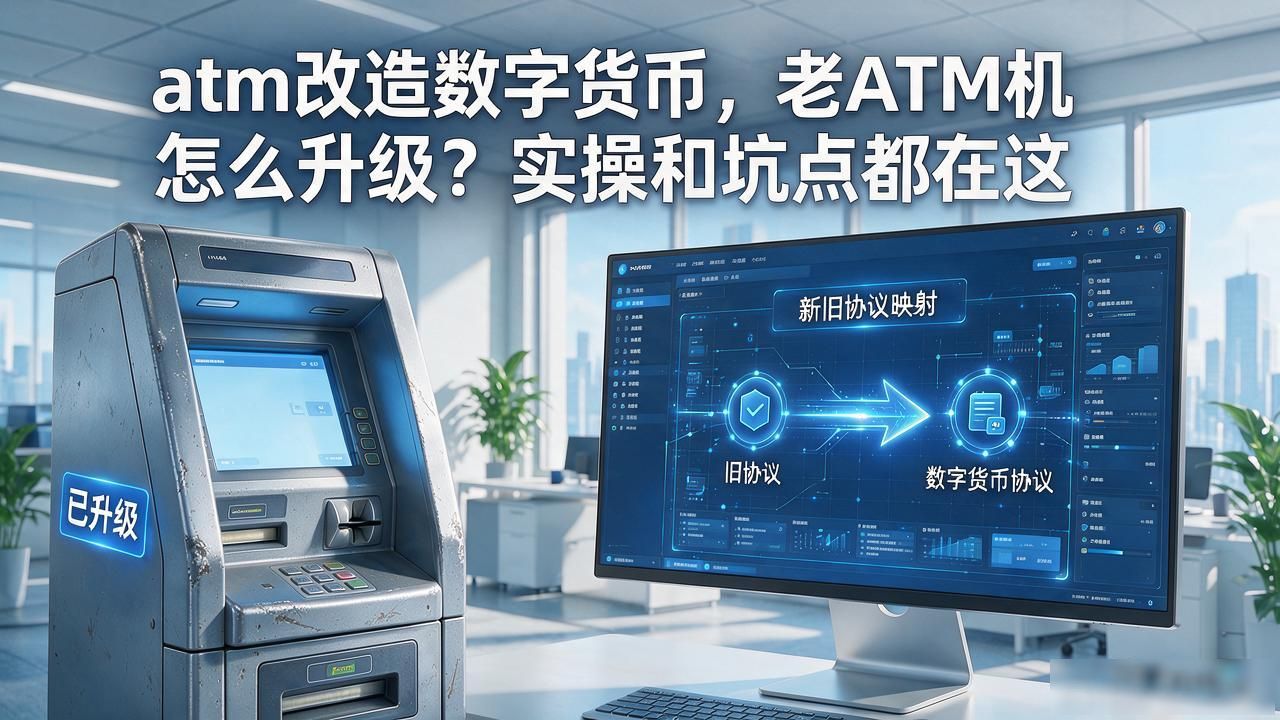 ATM系统升级改造数字人民币通道_atm改造数字货币_老旧ATM机接入数字货币钱包支付清算体系