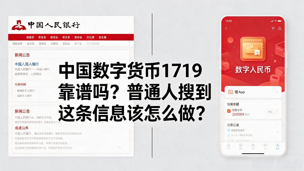 中国数字货币1719_数字人民币1719官方公告_数字人民币1719政策文件