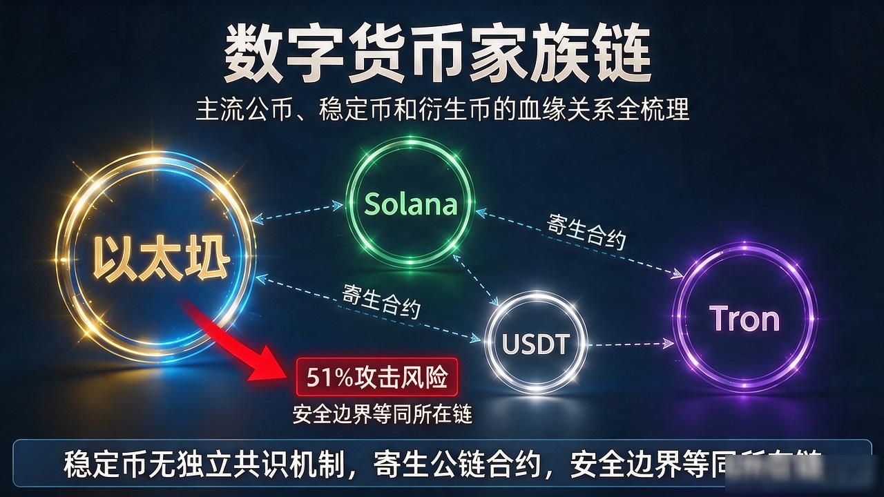 数字货币家族链：主流公币、稳定币和衍生币的血缘关系全梳理