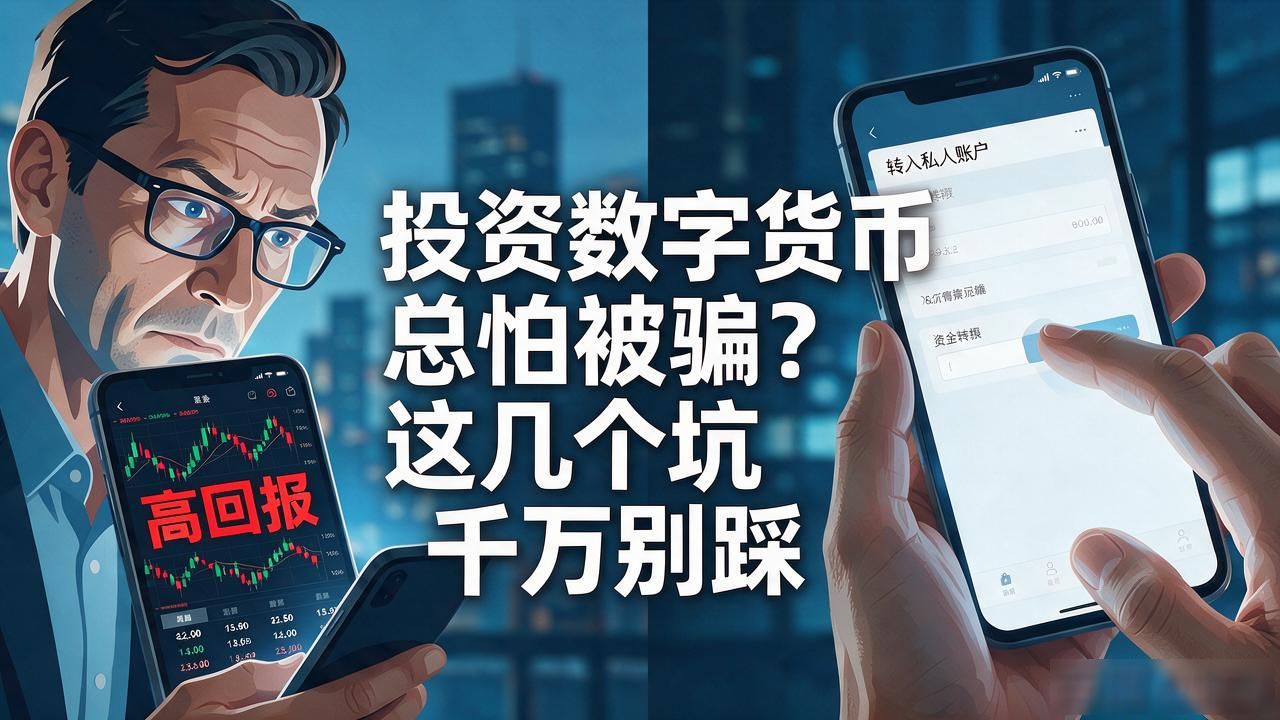 投资数字货币总怕被骗？这几个坑千万别踩