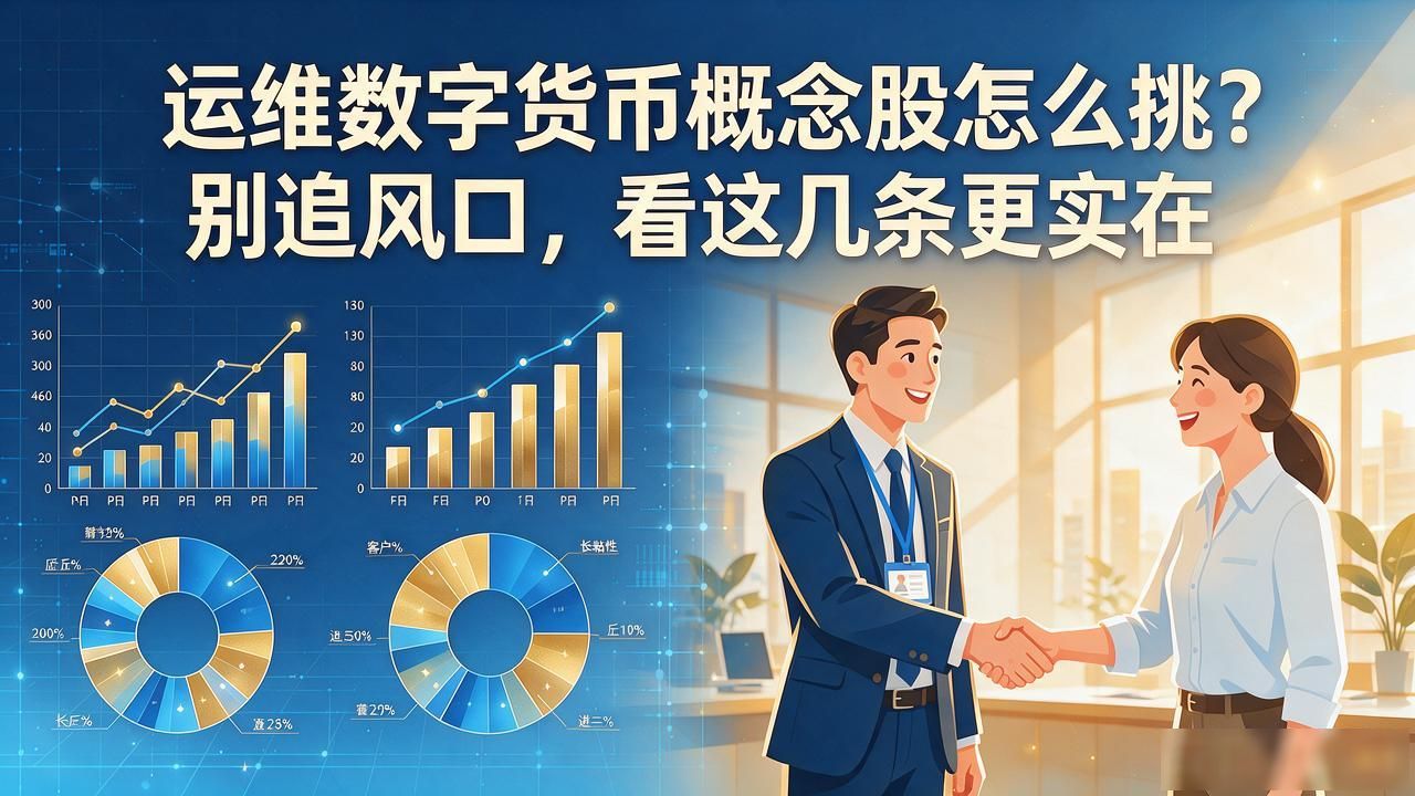 运维数字货币概念股怎么挑？别追风口，看这几条更实在