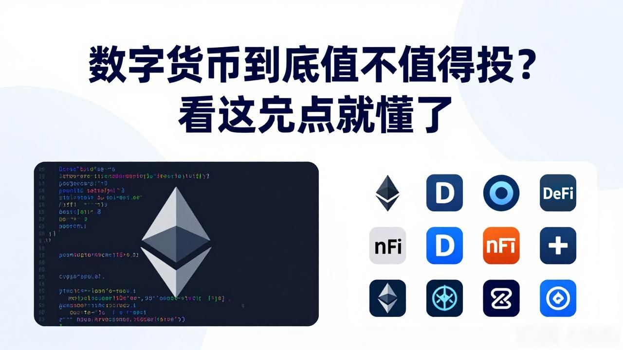 数字货币到底值不值得投？看这几点就懂了