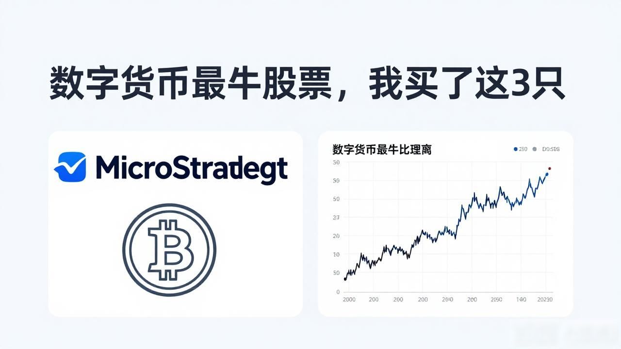 数字货币最牛股票，我买了这3只