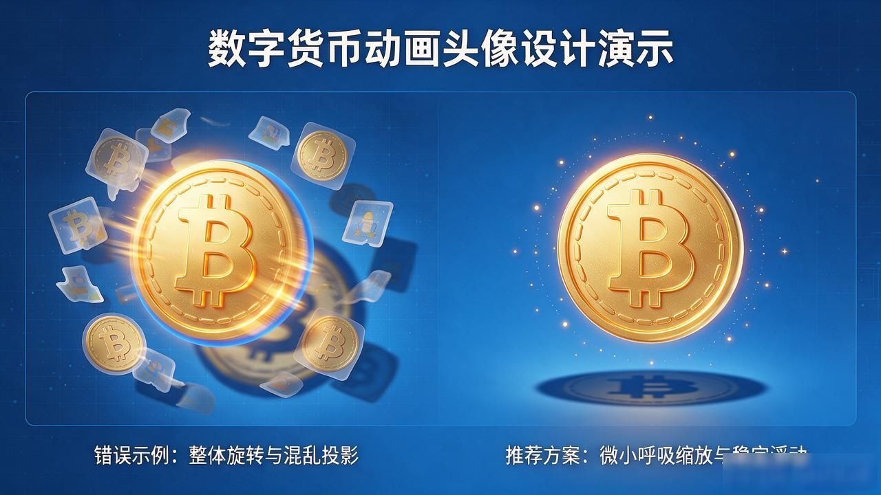 数字货币项目动画头像设计_数字货币动画头像_32到128像素极简头像制作技巧
