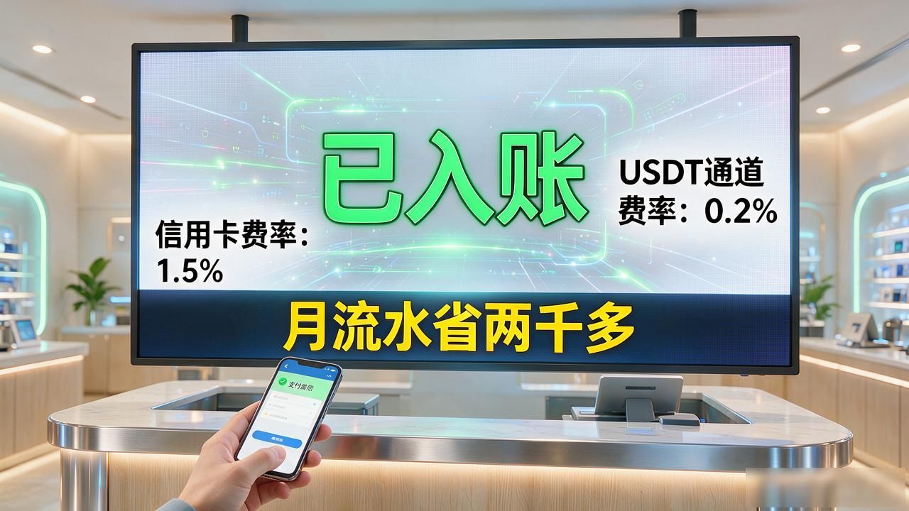 商户可以收数字货币？到账速度、手续费、开通方式一次说清