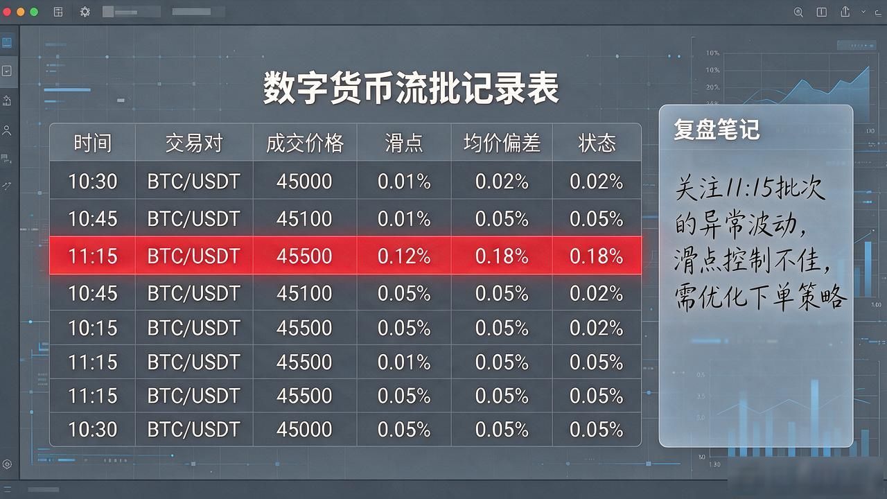 数字货币流批怎么拆？老手踩坑总结的4个实操要点，看完就能用
