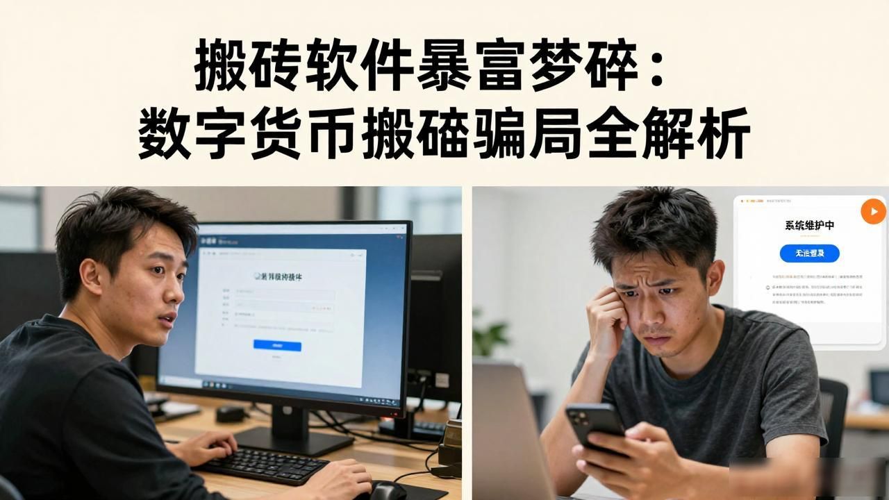 搬砖软件暴富梦碎：数字货币搬砖骗局全解析