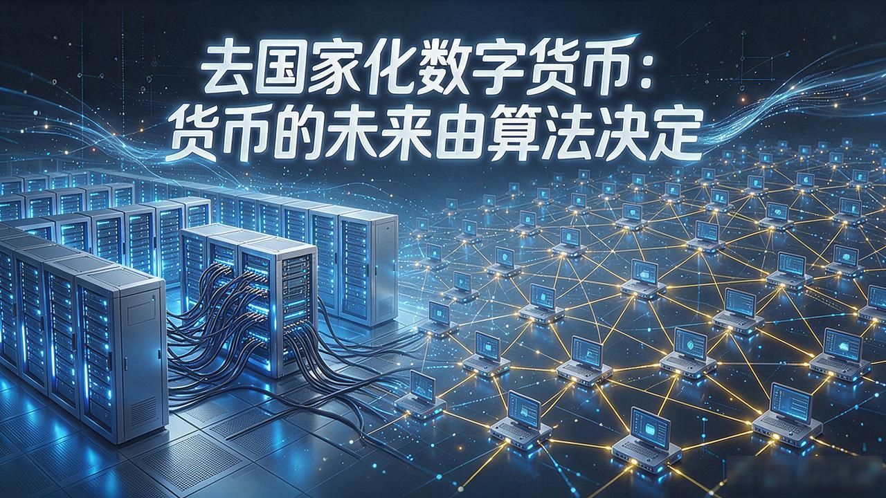 去国家化数字货币：货币的未来由算法决定